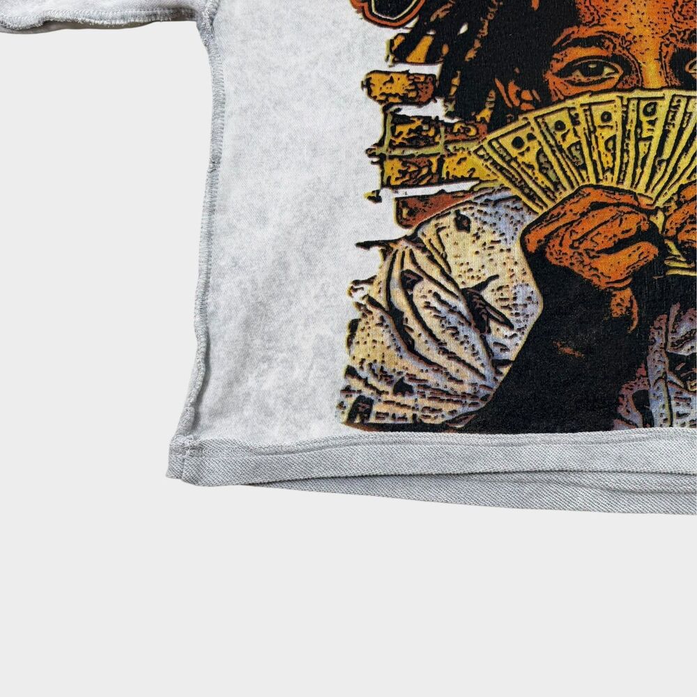 Explicit Trendz Cash Money Records Rap Mens Small Mineral Wash Graphic Lil Wayne - Picture 5 of 9